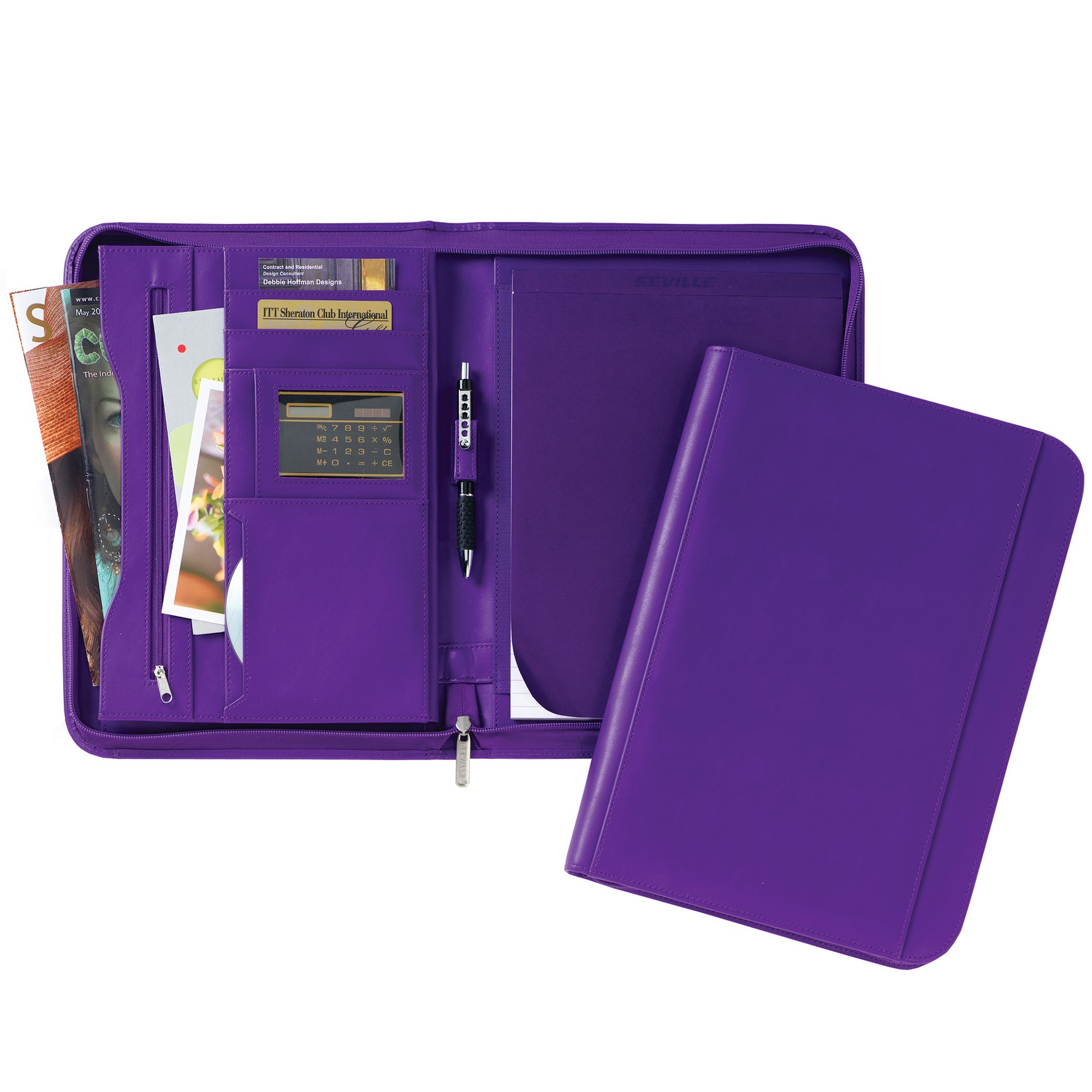 Deluxe Padfolio WithLeather Folio Matte Finish For Office 12