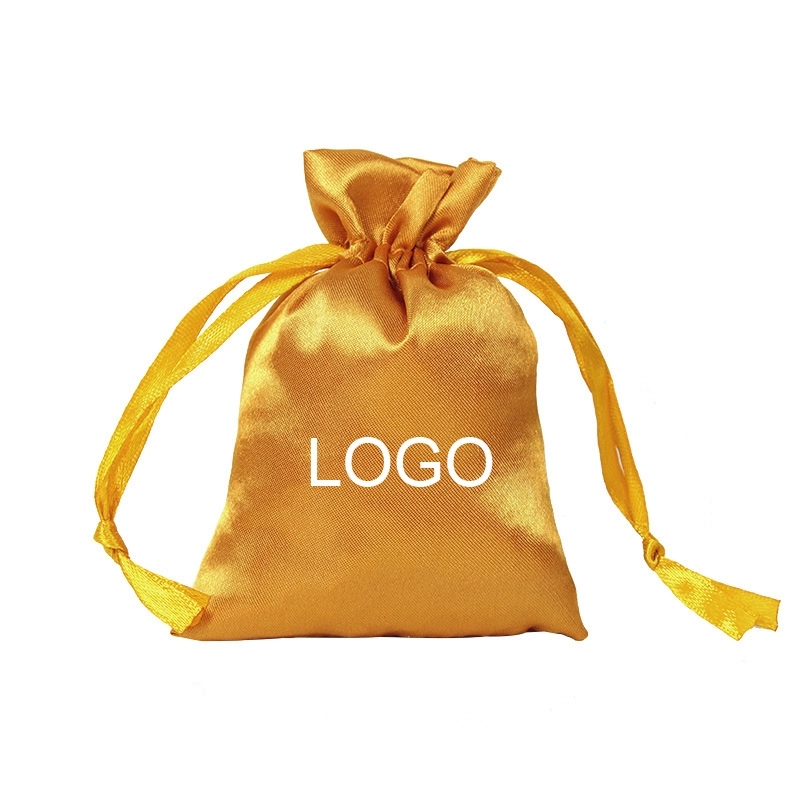 Small Satin Drawstring Jewelry Bag 3