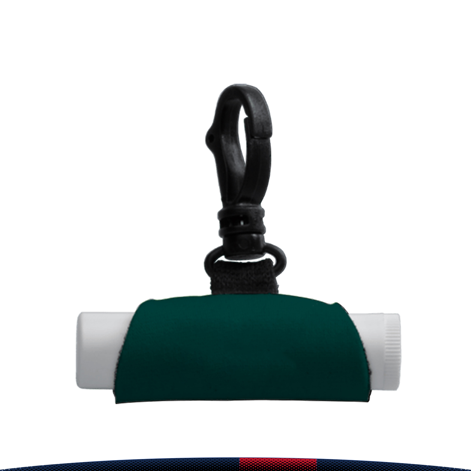Raleigh Neoprene Swivel Snap Hook Lip Balm Sleeve 13