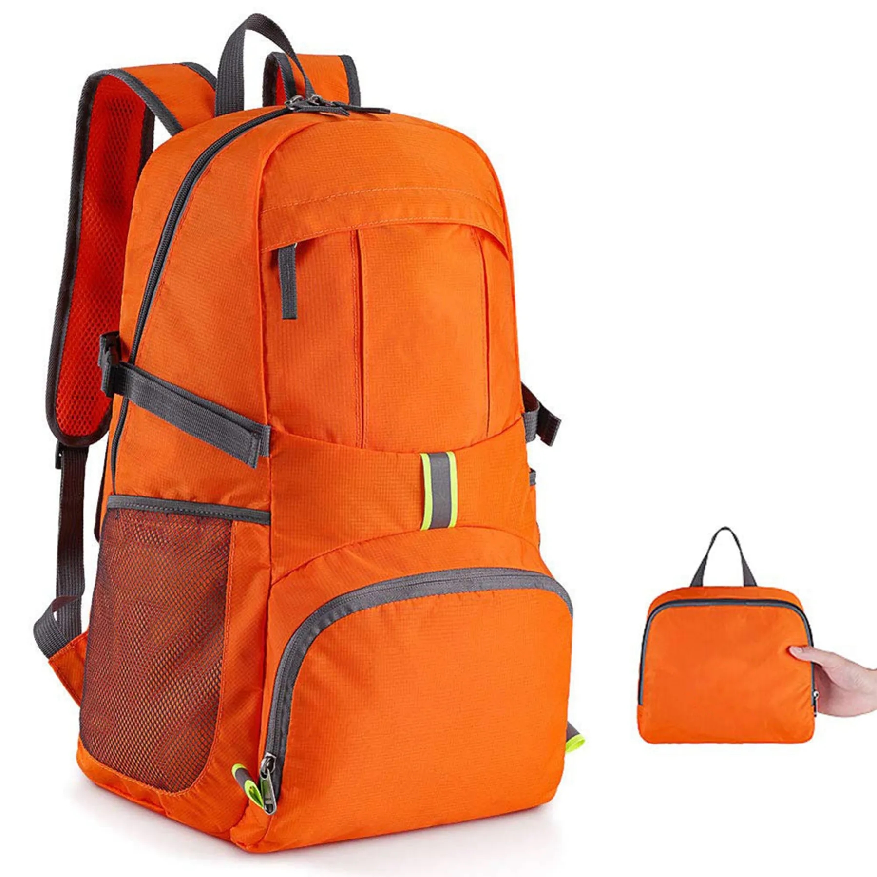 Waterproof Foldable Laptop Backpack with Mesh Pockets 9