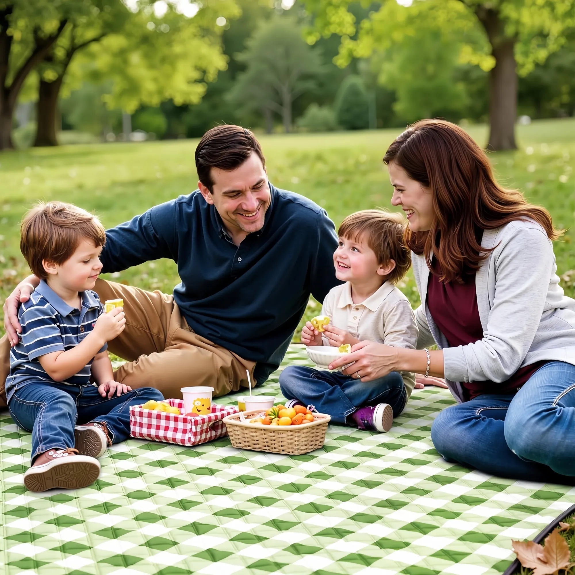 Premium Waterproof Oxford PVC Picnic Blanket 4