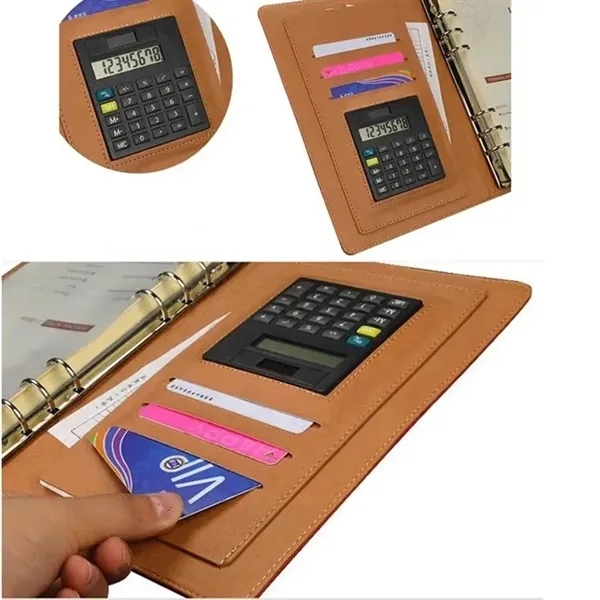 B5 Binder Notebook with 8000mAh Power Bank & Calculator 1