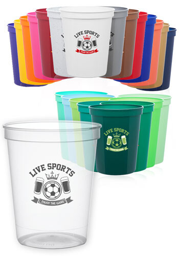 16 oz. Reusable Plastic Stadium Cups
