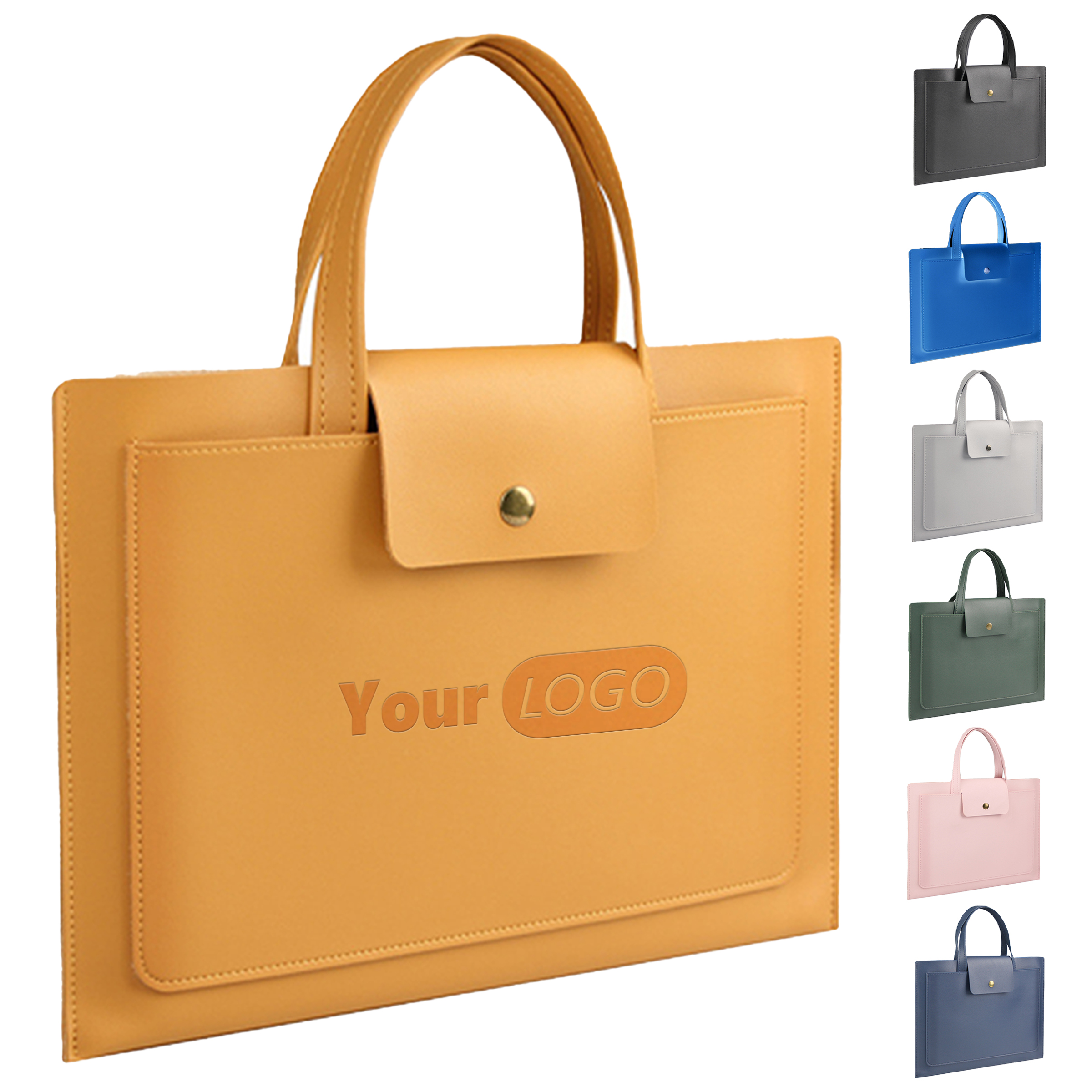 Polyurethane Laptop Handbag 8