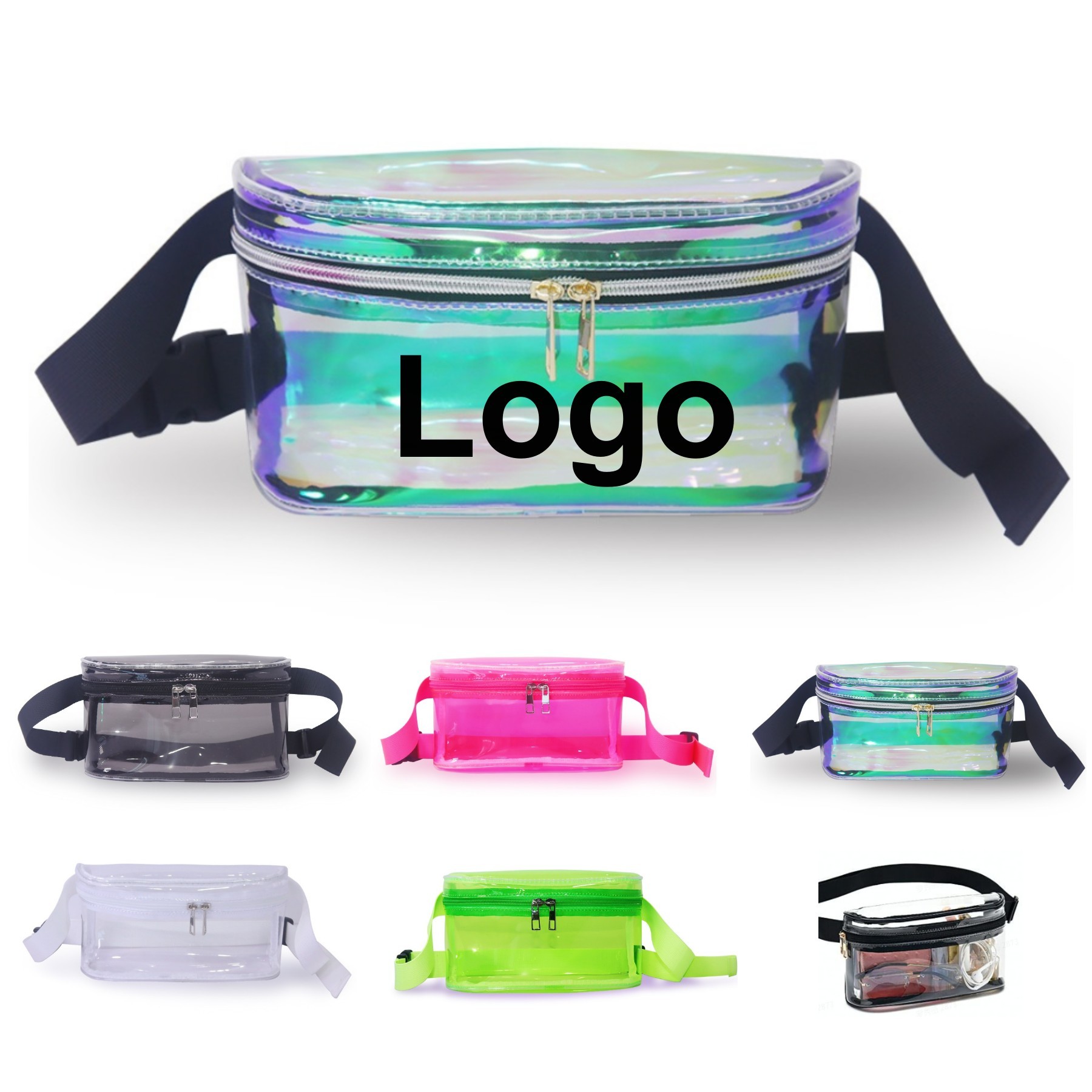 Laser Clear PVC Fanny Pack
