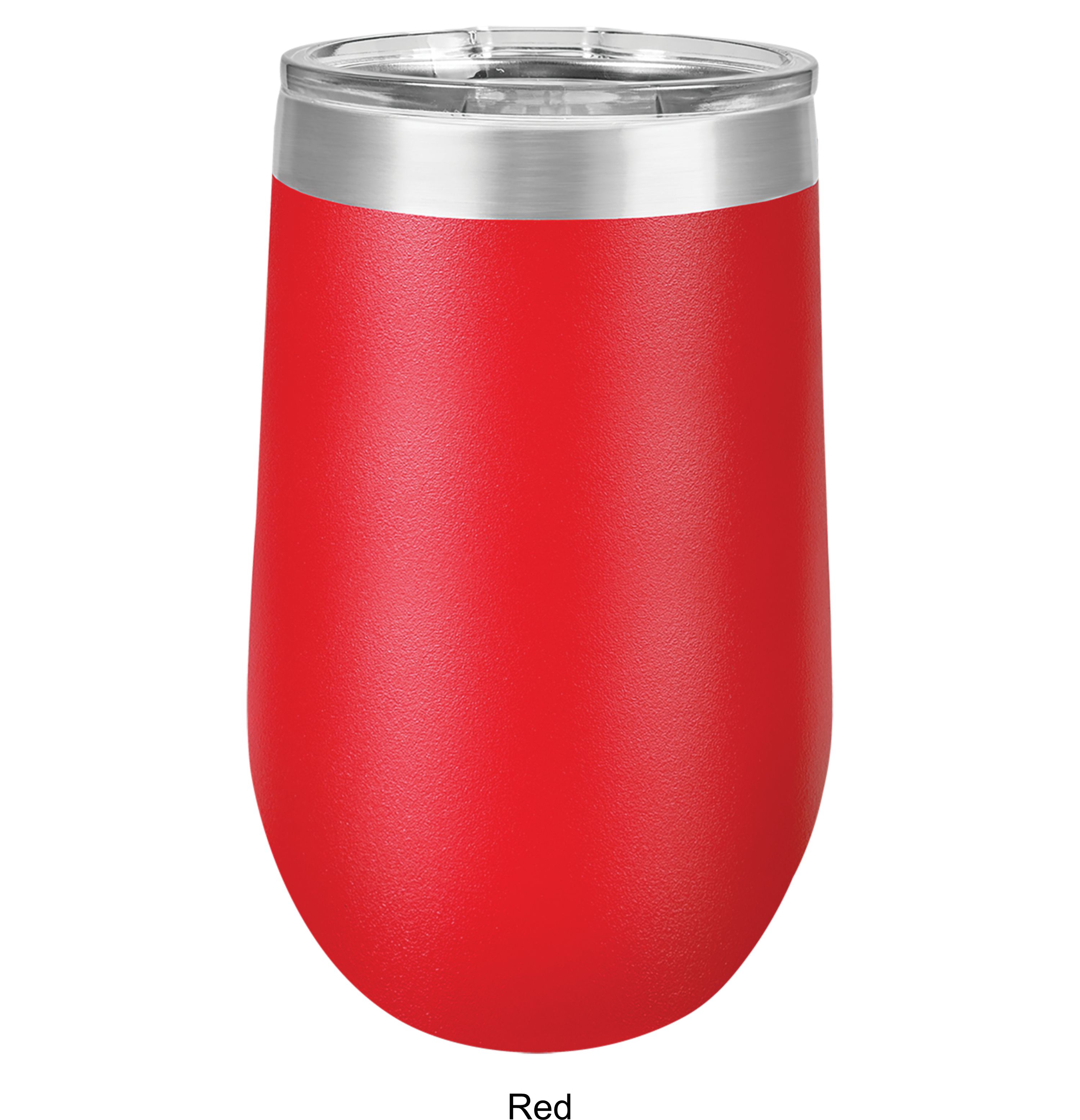 16 Oz. Polar Camel Stemless Wine Glass w/Lid Stainless Steel 13