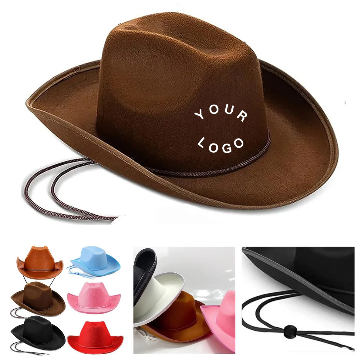 Felt Lightweight Party Cowboy Hat 1
