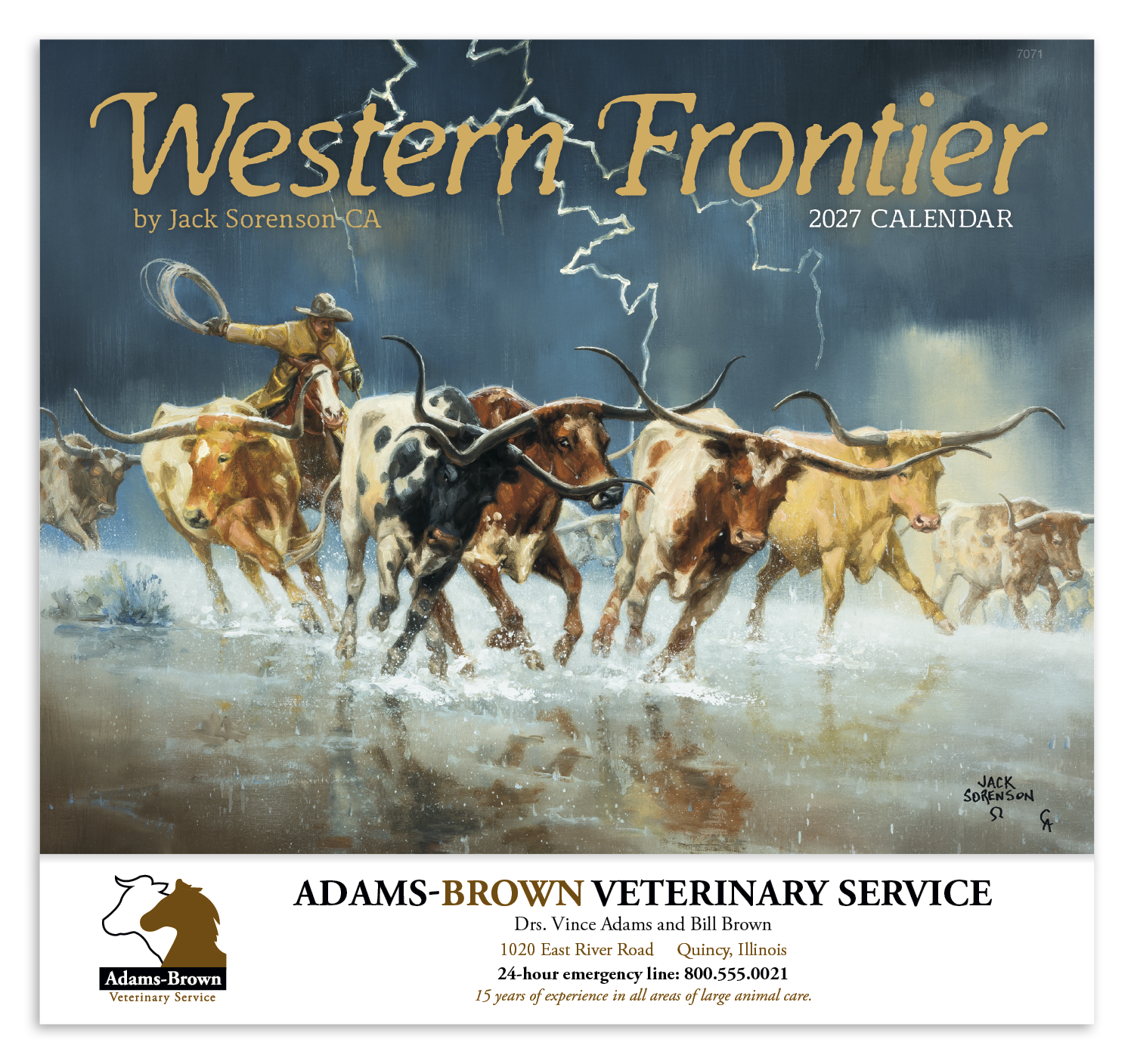 Good Value™ Western Frontier - Stapled Calendar 72