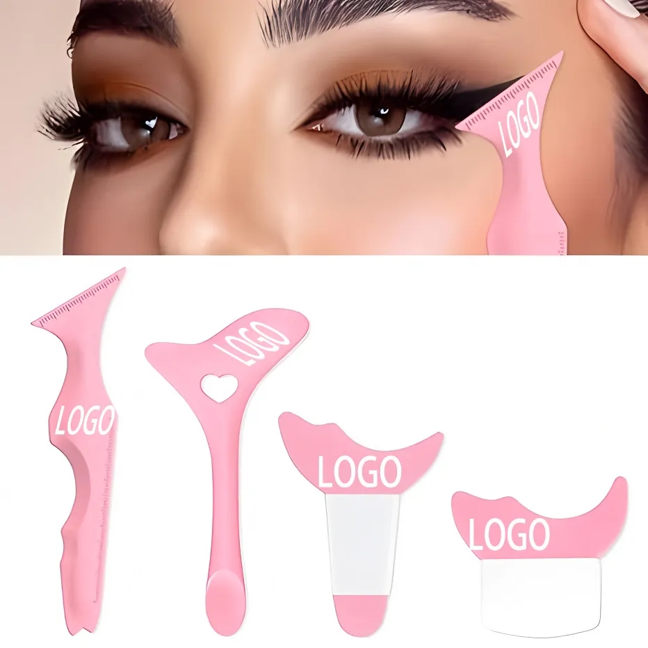 OEM Silicone Eyeliner Stencil Set with Custom Logo for Salon 1