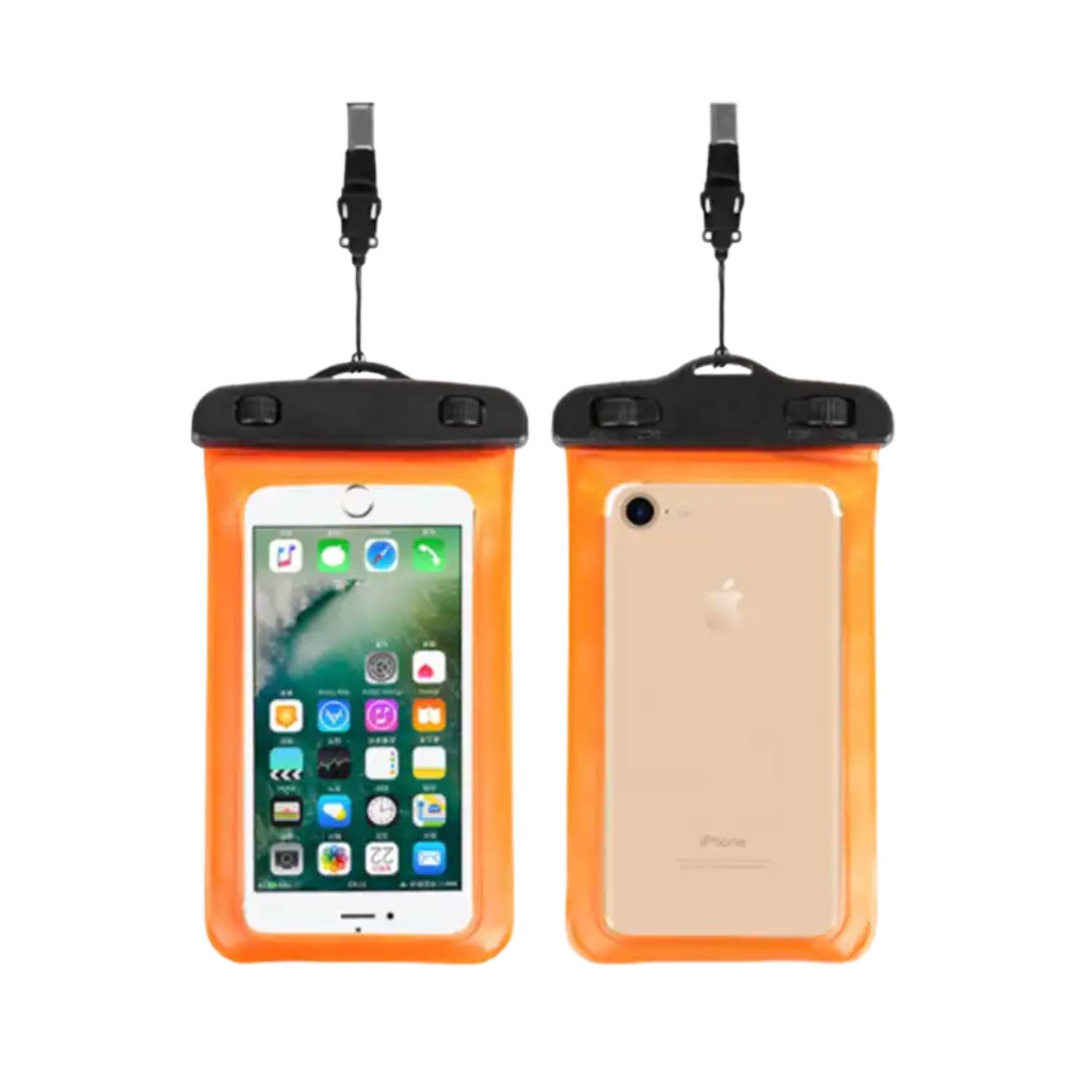 IPX8 Waterproof Floating Mobile Phone PVC Pouch with Lanyard 13
