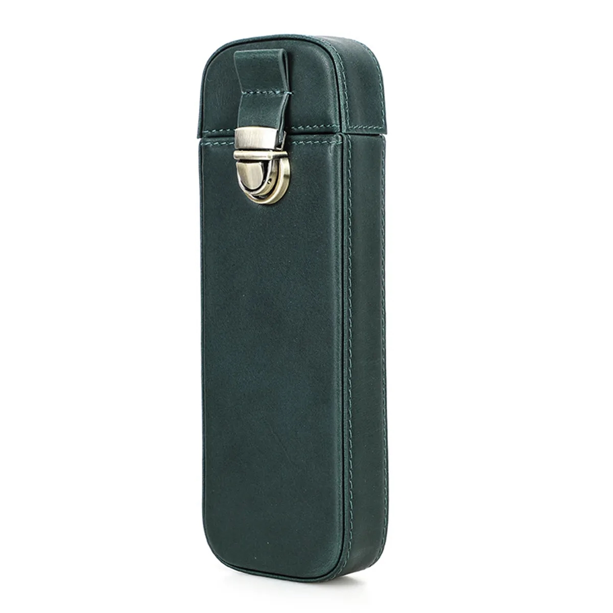 Exquisite Leather Handmade Hard Pen Storage Box 8