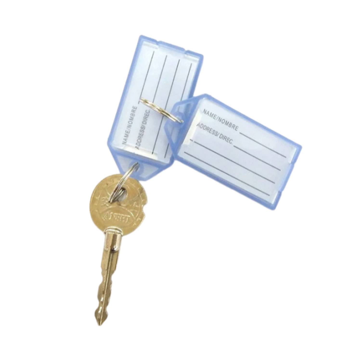 PVC Name Tag Keychain 2