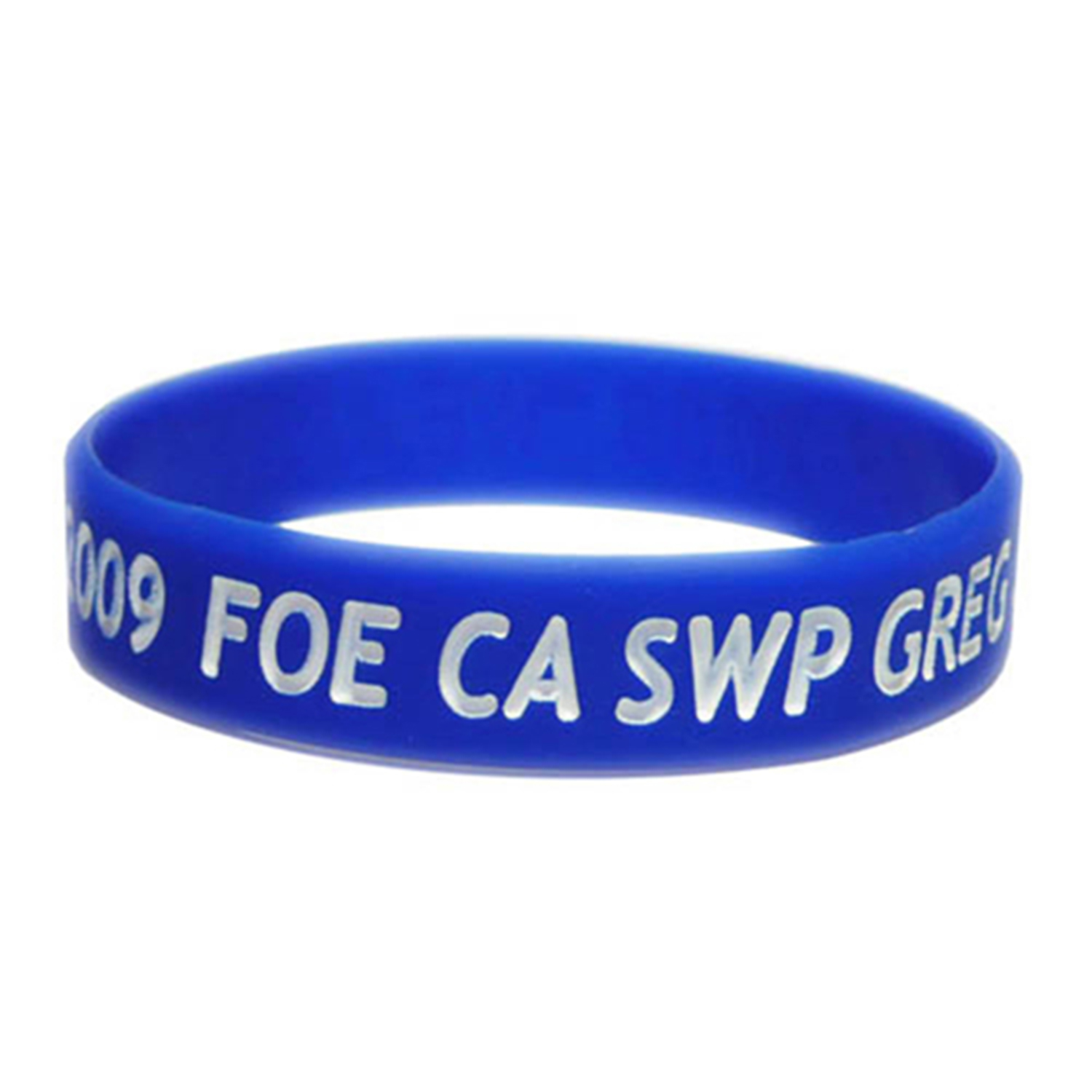 Debosseded Color Filled Wristband 5