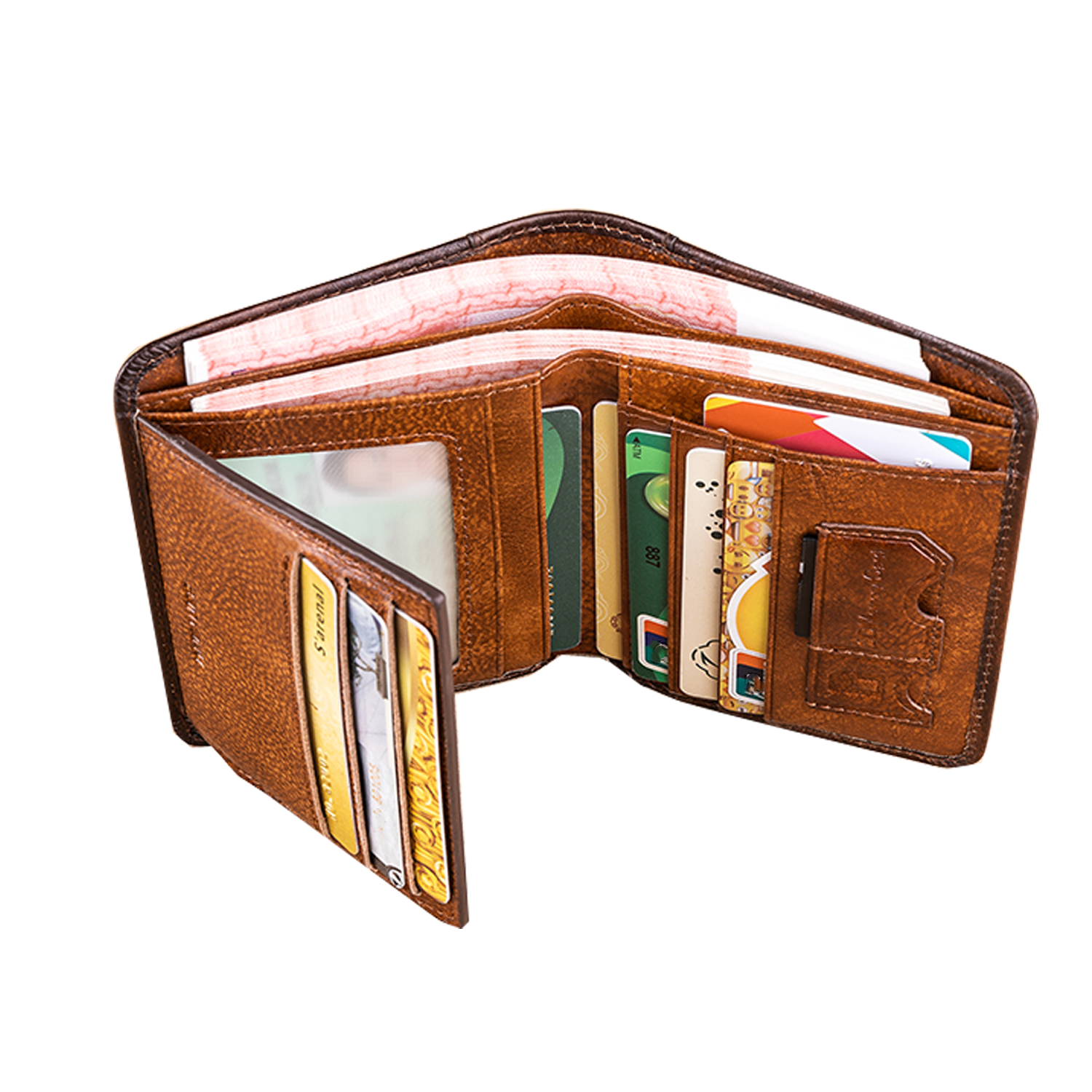 Anti-theft ultra-thin cowhide genuine leather 6
