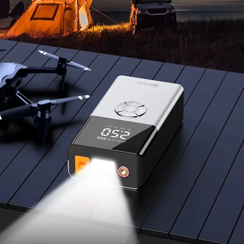 12V Car Jump Starter with Tire Inflator & Digital Display 6