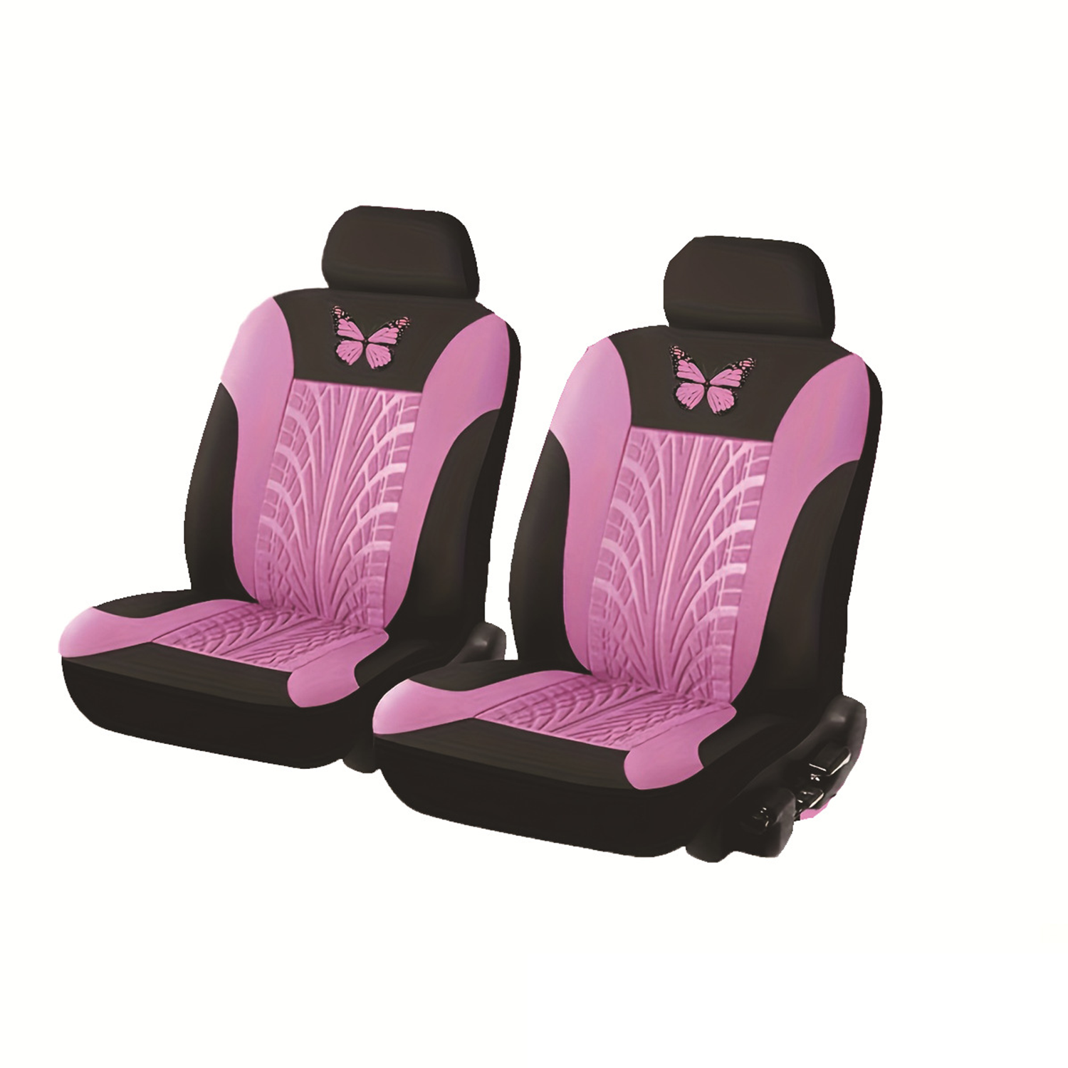 Full Set Fashion Butterfly Cloth Cushion Mat Car Seat Cover 16