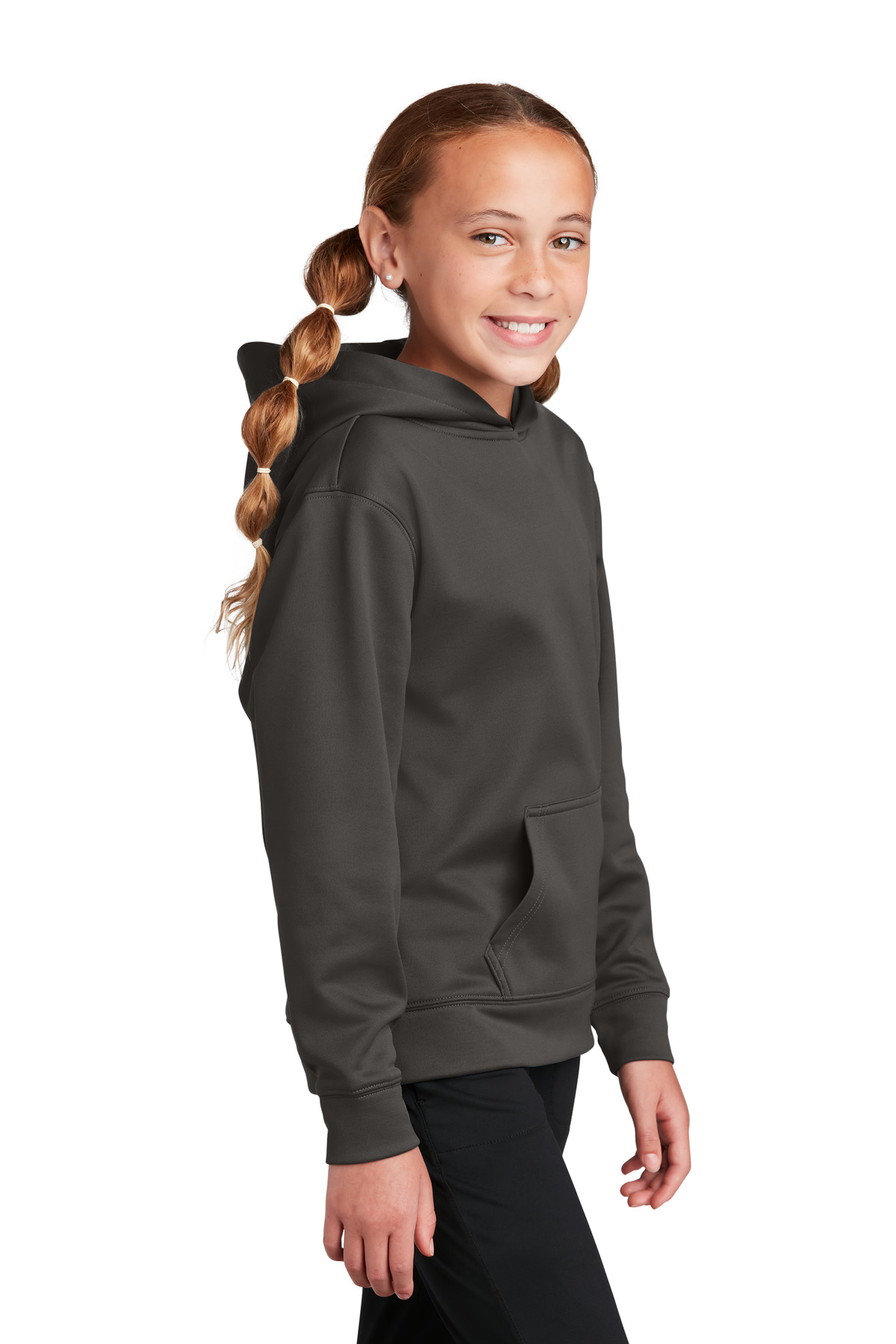 Sport-Tek® Youth Sport-Wick Fleece Hooded Pullover 33