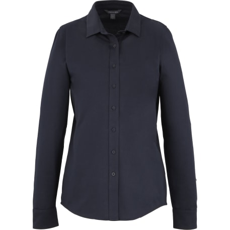 TATRA Eco Long Sleeve Knit Button Up Shirt-Women's 125