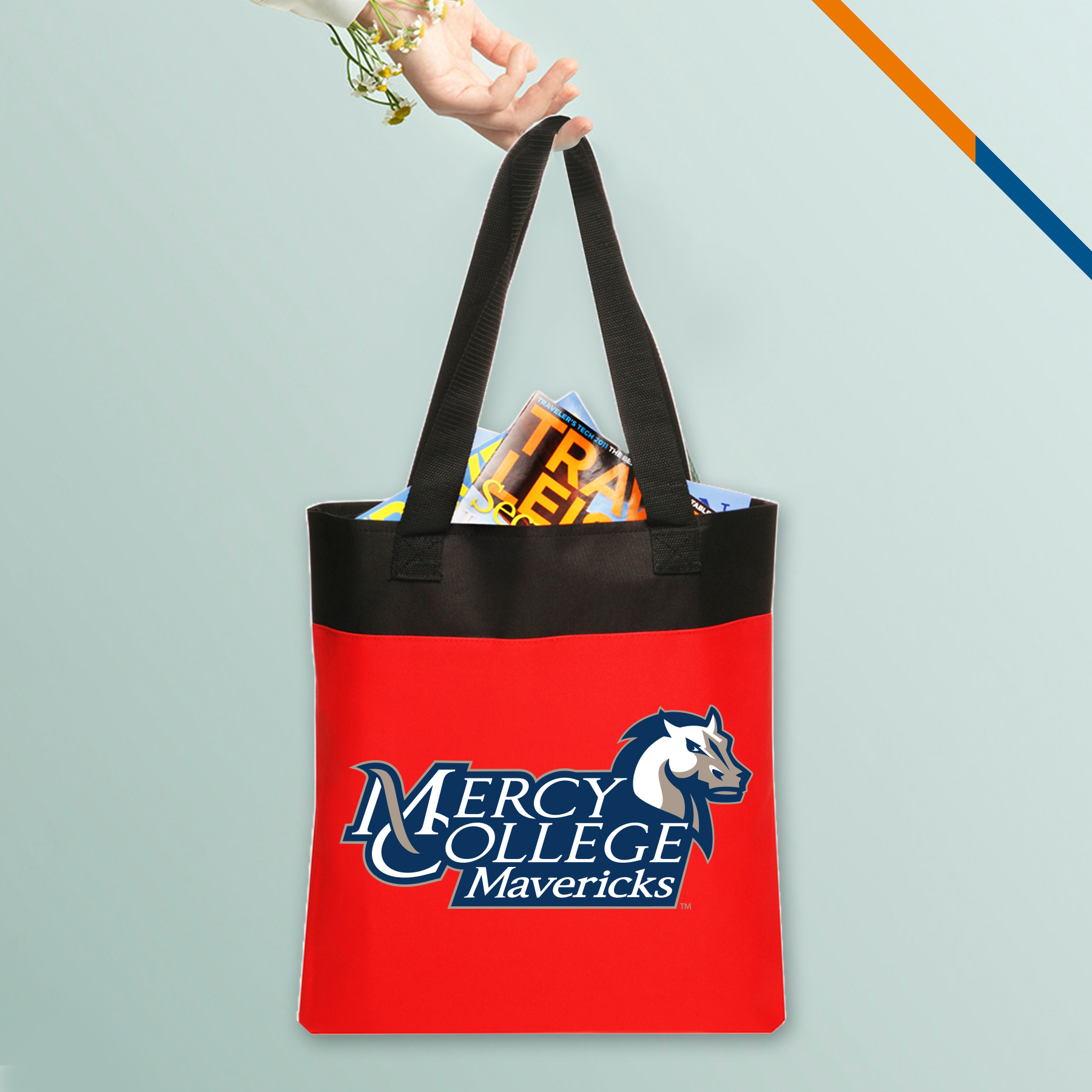 Trista Tote Bag, custom tote bag with logo imprint 6
