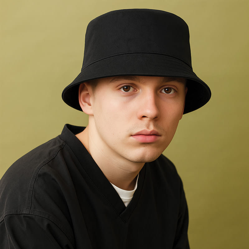 Port Authority Twill Short Brim Bucket Hat 8