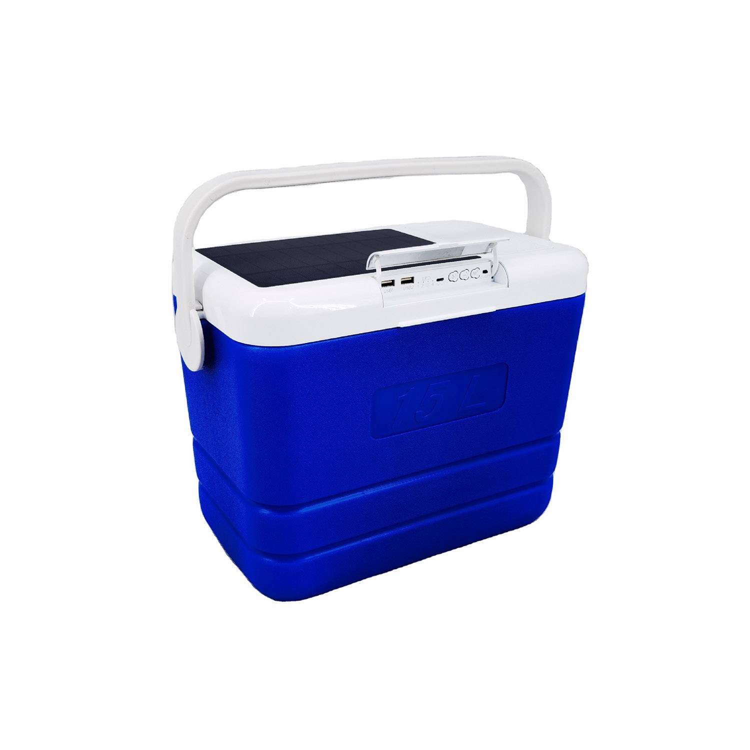 Solar And Speaker Cooler Box 3