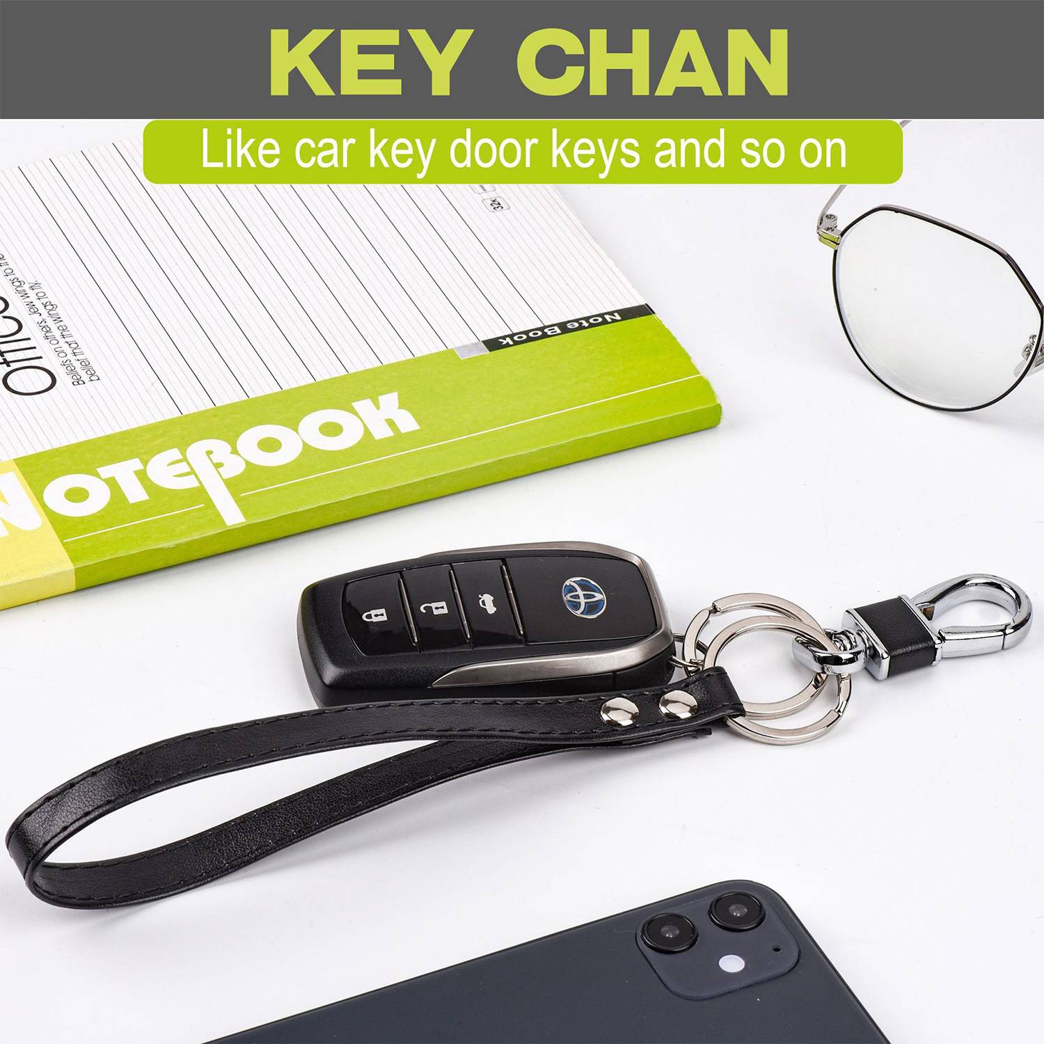 Leather Keychain 2