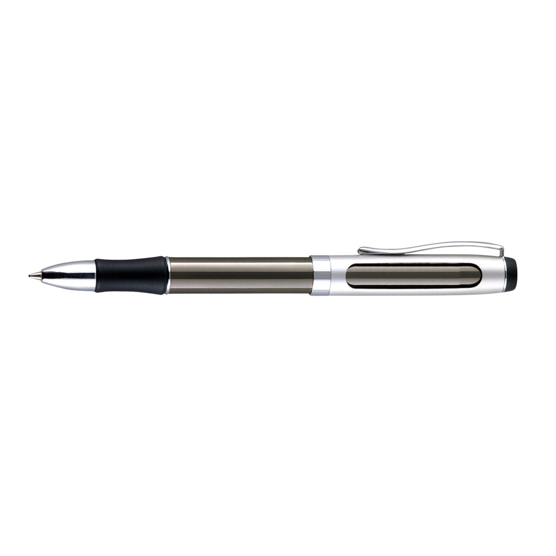 Cambridge-I Satin Chrome/Gun Metal Pen, Ballpoint pen 2