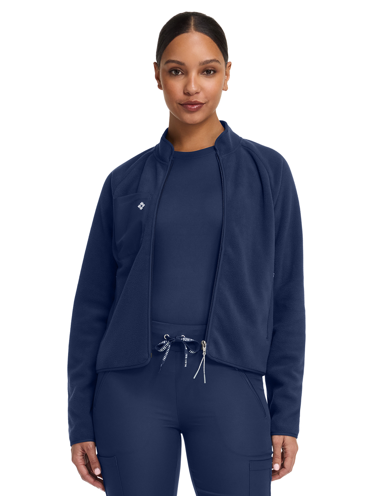 Med Couture - MC Layers - Women's 5-Pocket Warm Up Jacket 2