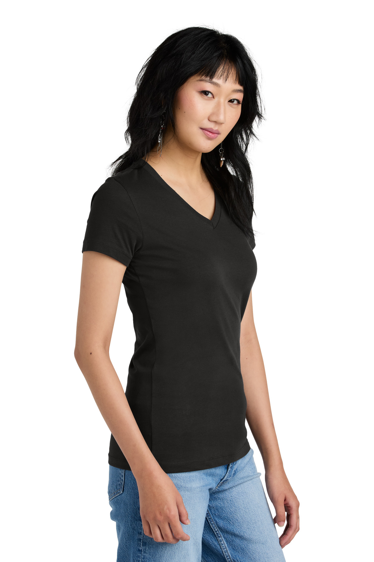 District® Women's Perfect Weight V-Neck Tee 58