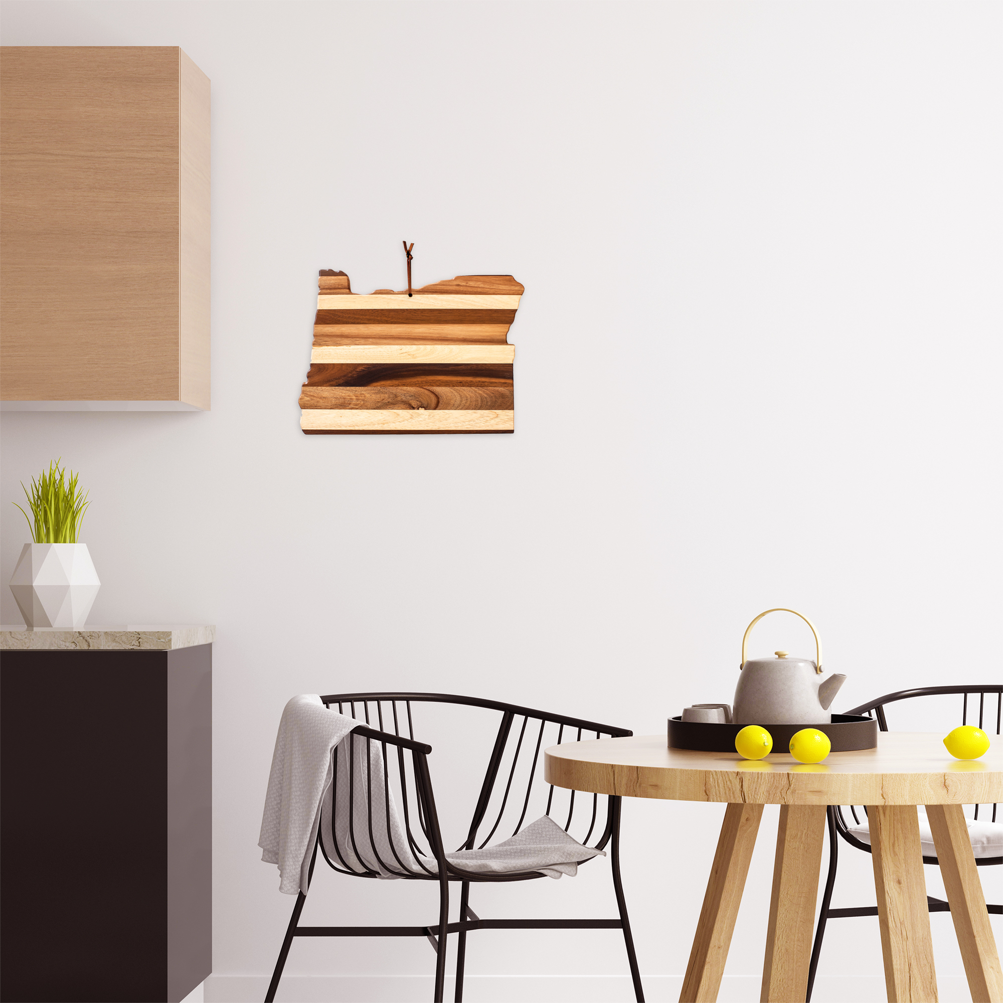 Rock & Branch® Shiplap Series Oregon State Shaped Wood Serving and Cutting Board 5