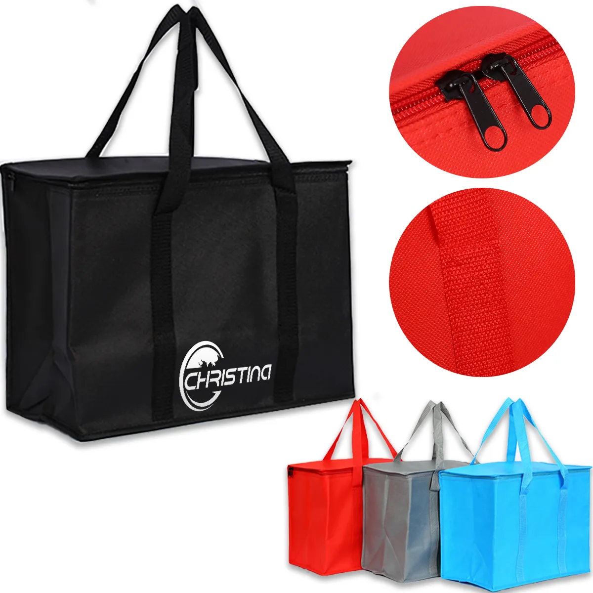 Extra Large Reusable Insulated Grocery Shopping Bag 1