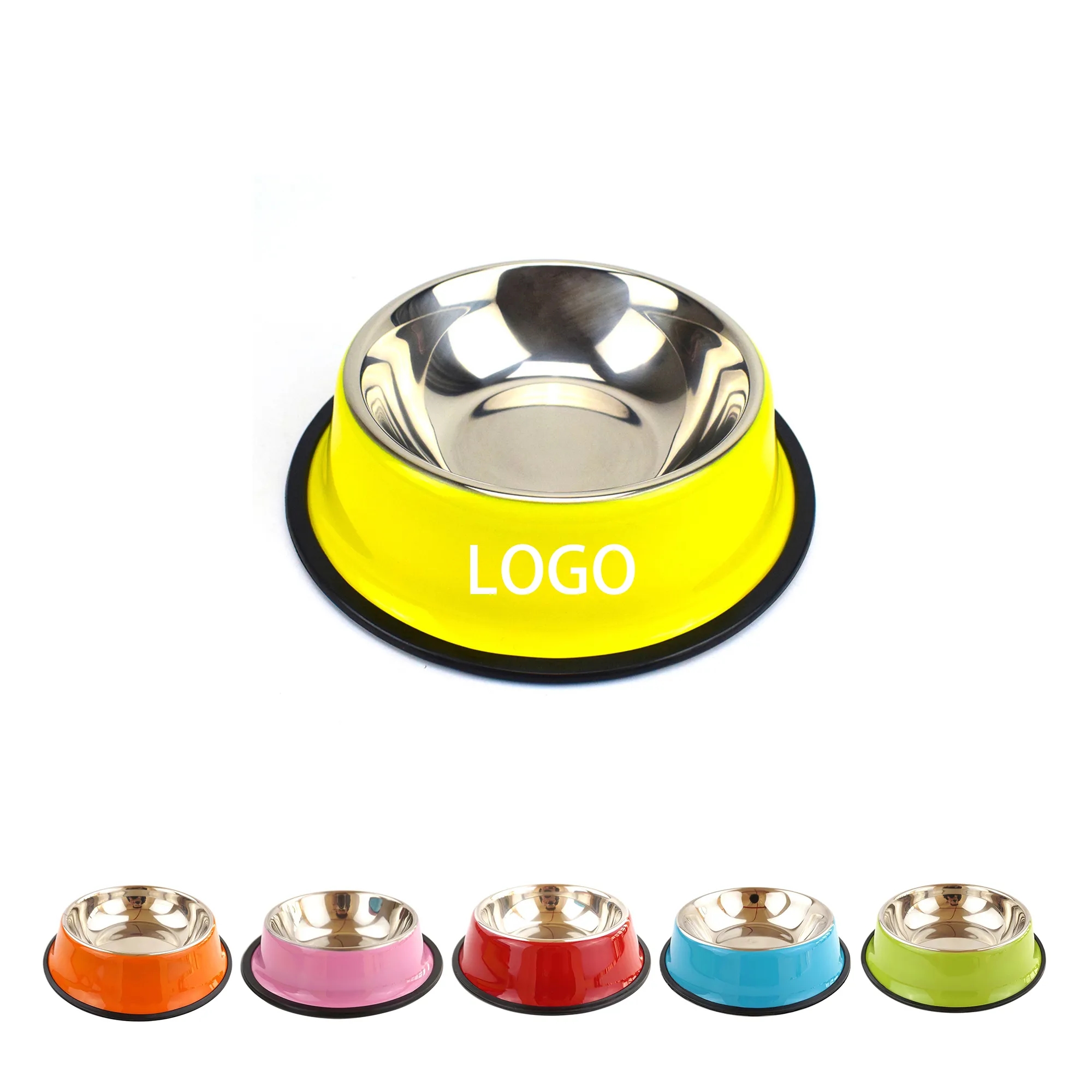 33.8oz Stainless Steel Pet Food Basin Large Dog Bowls