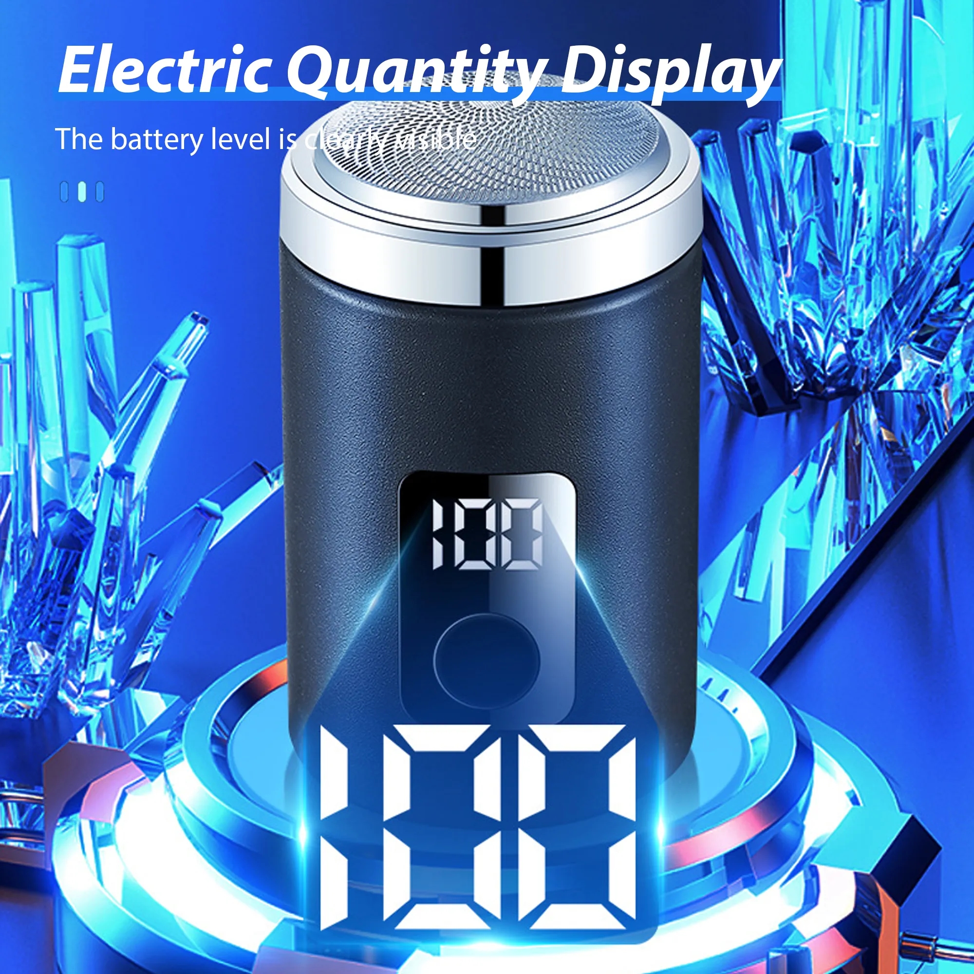 Compact Electric Shaver With Battery Indicator 3