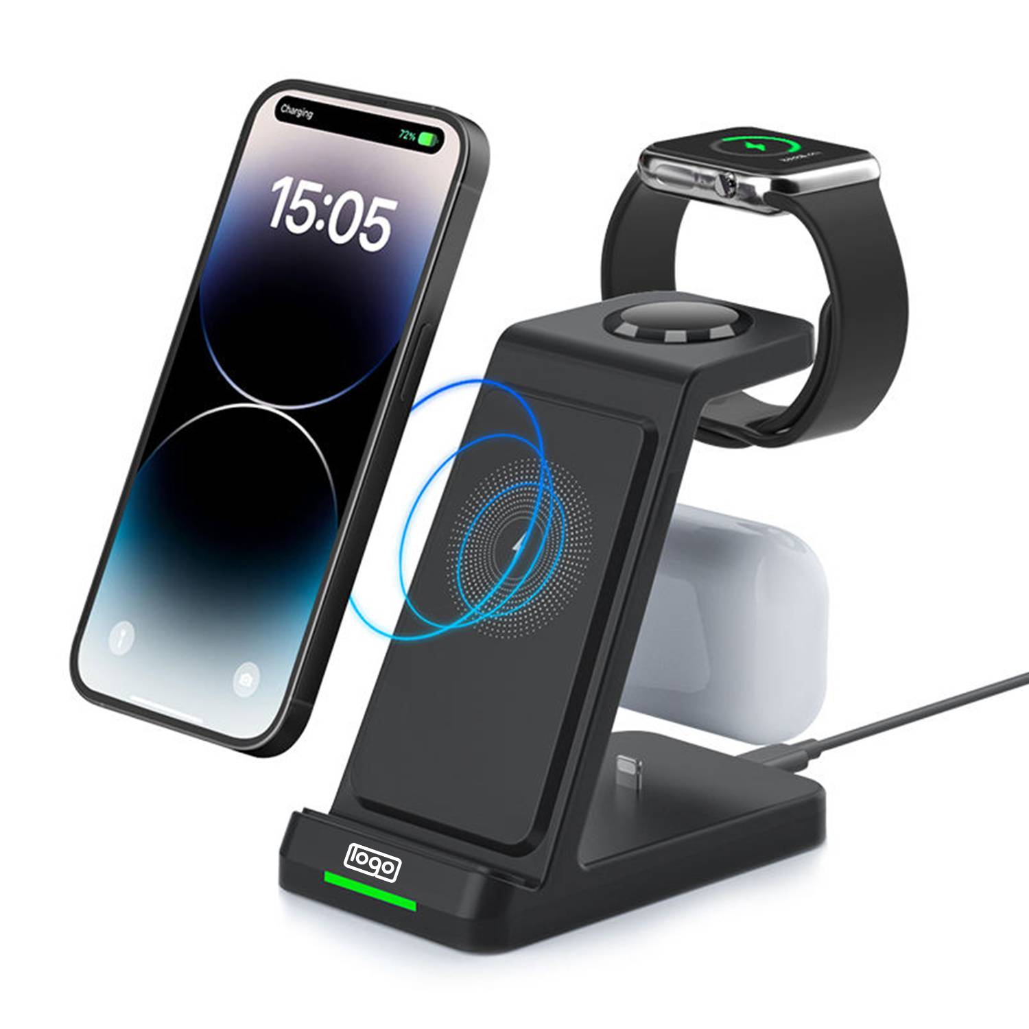 3 In 1 Wireless Charger Phone Stand 6