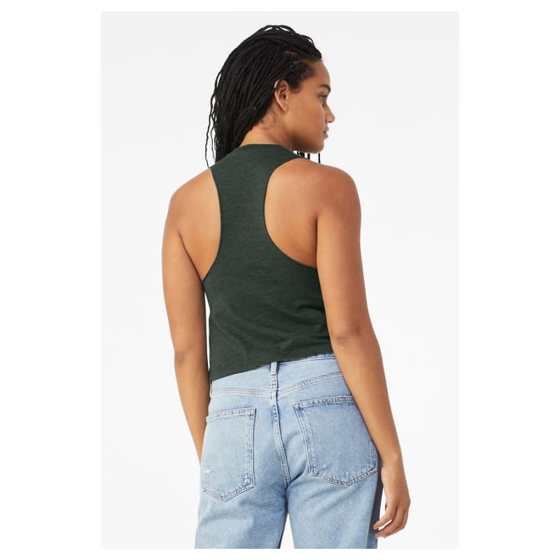 Bella + Canvas Ladies' Racerback Cropped Tank 13