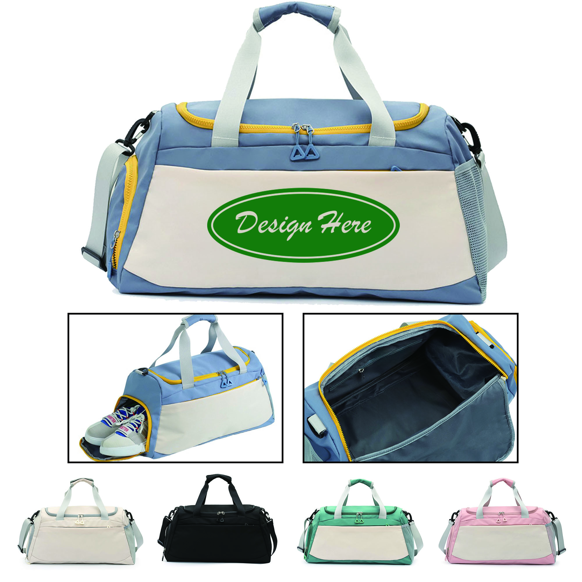 MOQ 50 Waterproof Sports Tote Bag Full Color 5