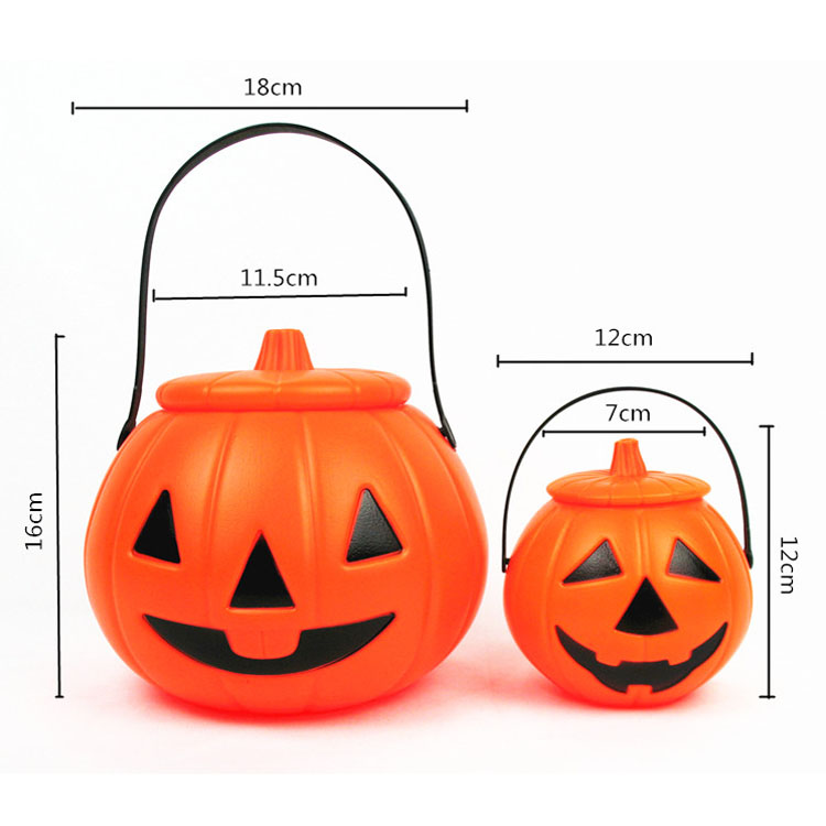 Pumpkin Light Handle Halloween Bucket 4