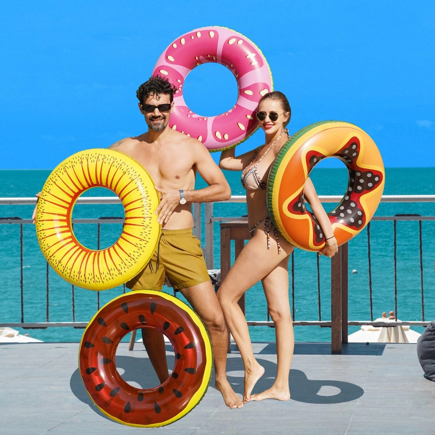 Fruit Inflatable Swimming Ring 4