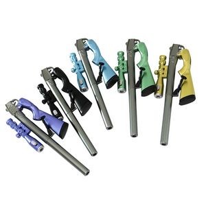 Compact Gun Shaped Writing Pen With Built In LED Flashlight 20