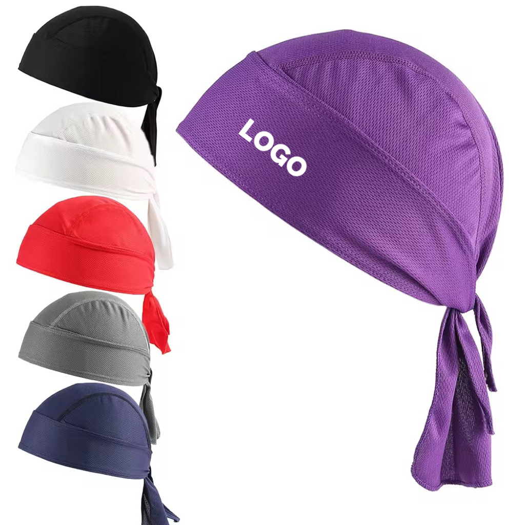 MOQ 10 pcs Breathable Mesh Head Scarf 3
