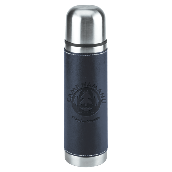 Leatherette Vacuum Bottle - 16 Oz. 28