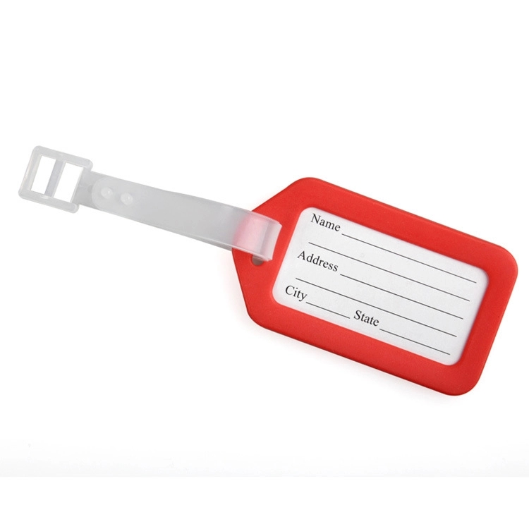 Plastic Rigid Luggage Tag Holders 5