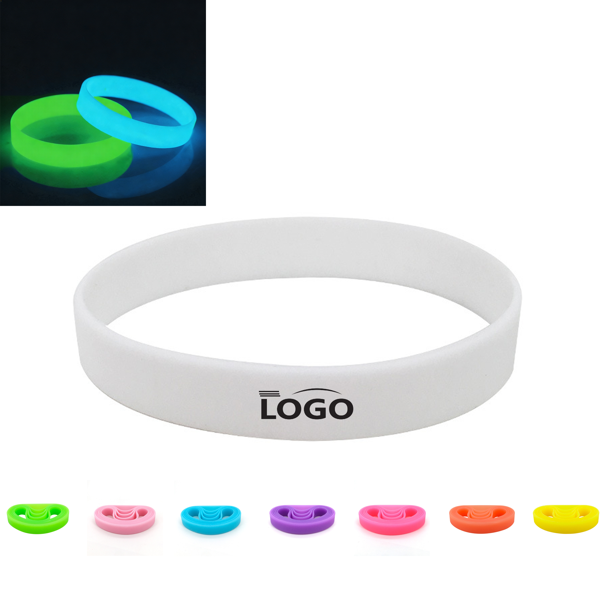 Night-Glow Silicone Wristbands 2