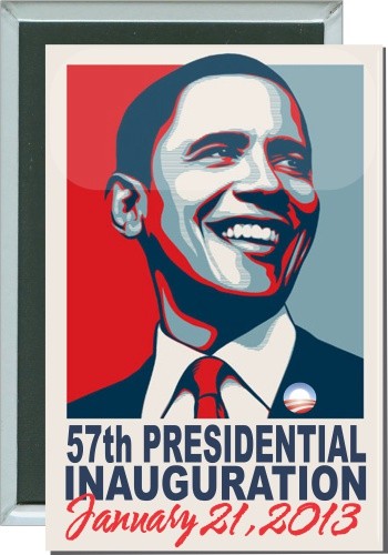 Obama, 57th Presidental Inauguration, Political Button