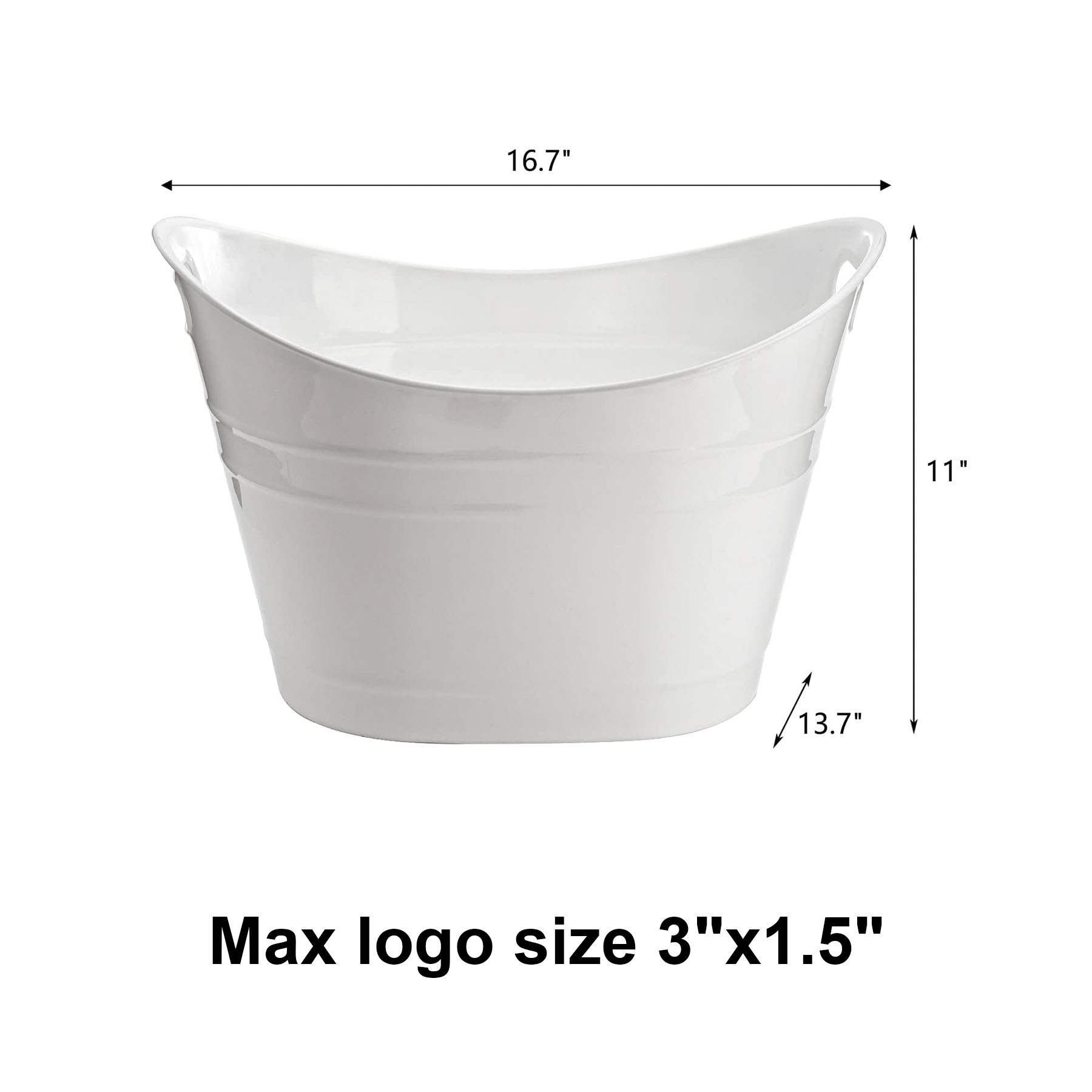 12L Plastic Ice Bucket 2