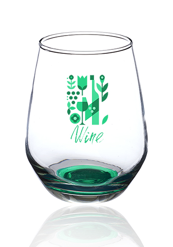 12 oz. Silicia Stemless Wine Glasses 22