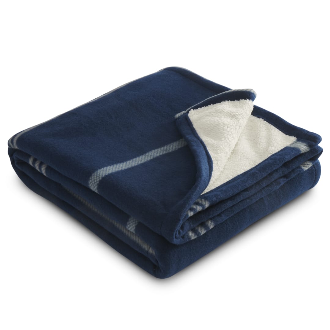 Plaid Fleece Sherpa Blanket 39