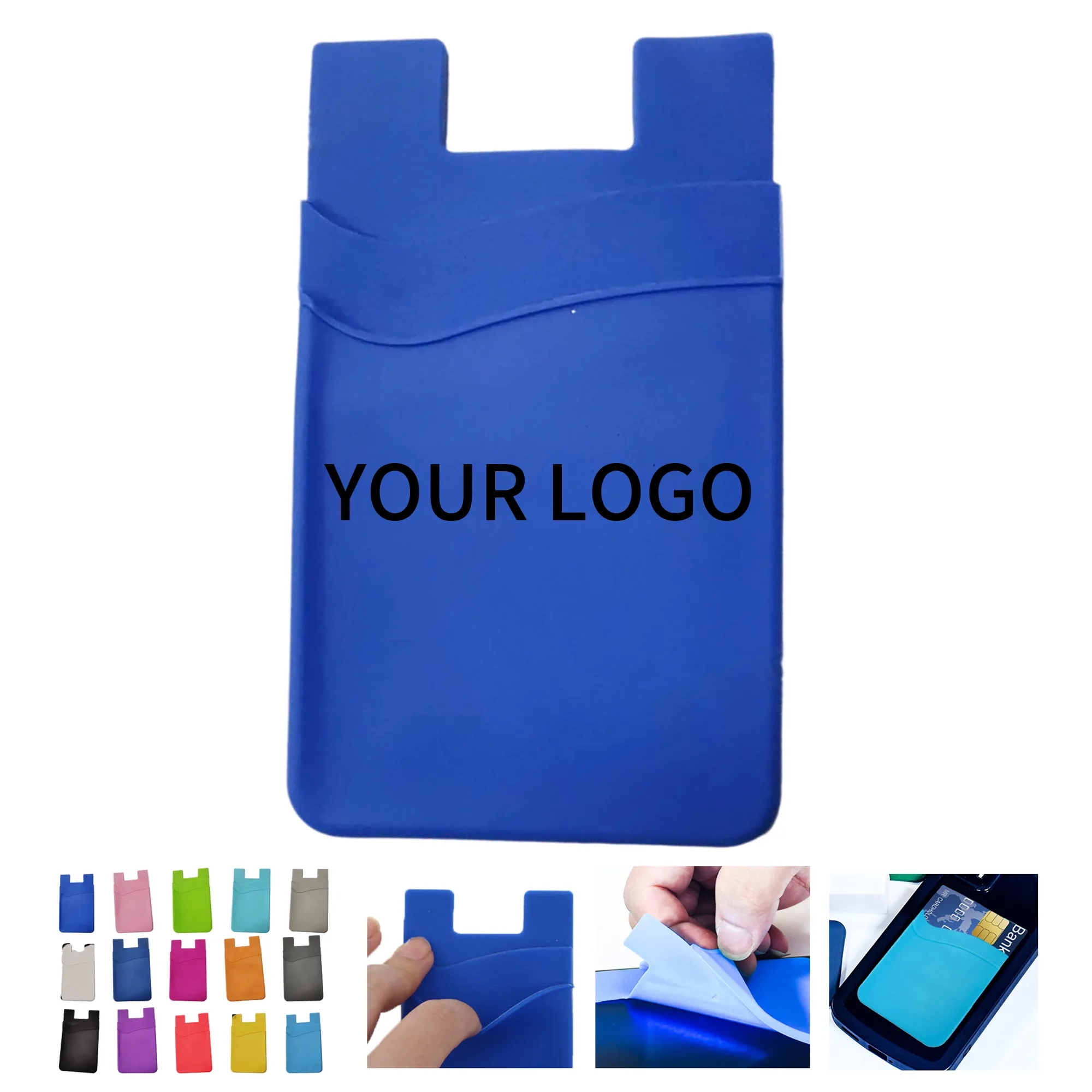 Silicone Phone Pouch with Card Slots 2