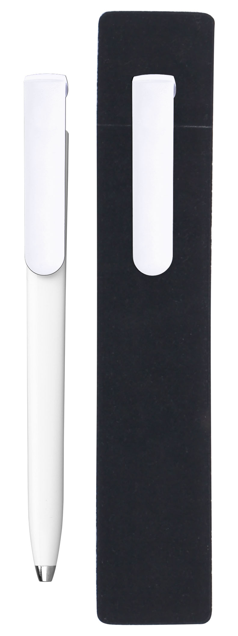 Click Action Ballpoint Pen w/ PE Pouch 7