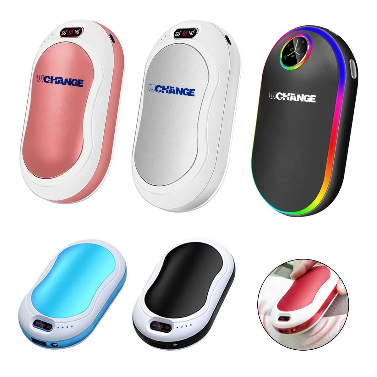 Portable Rechargeable Hand Warmer Power Bank 2
